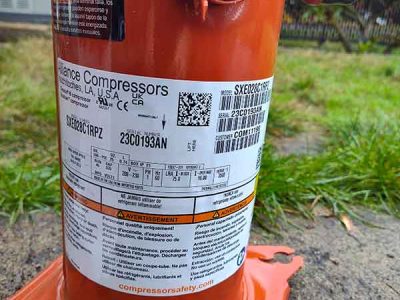 New HVAC Compressor Installation